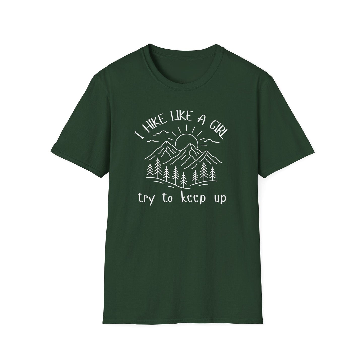 Printify T-Shirt Hike Like A Girl T-Shirt