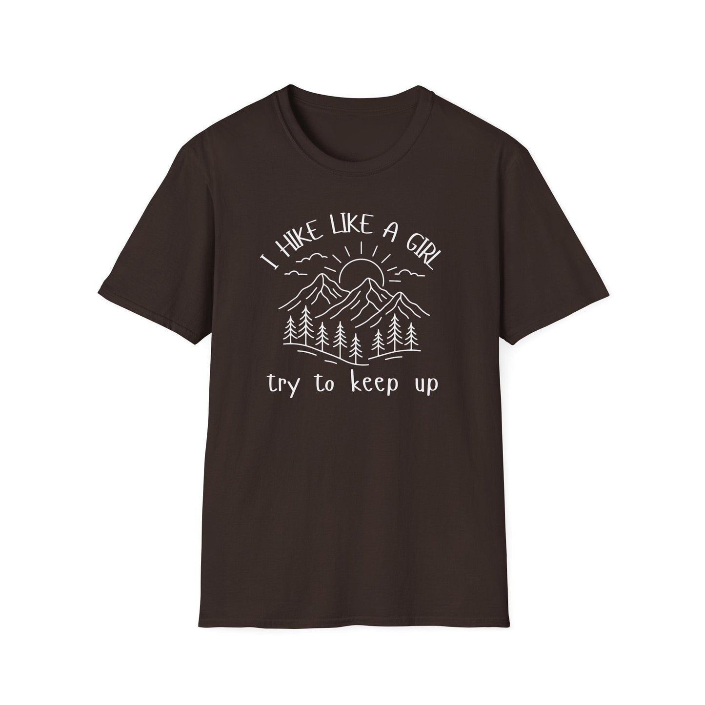 Printify T-Shirt Hike Like A Girl T-Shirt