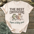 Printify T-Shirt Hiking Conversations T-Shirt
