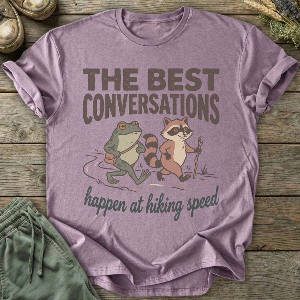 Printify T-Shirt Hiking Conversations T-Shirt
