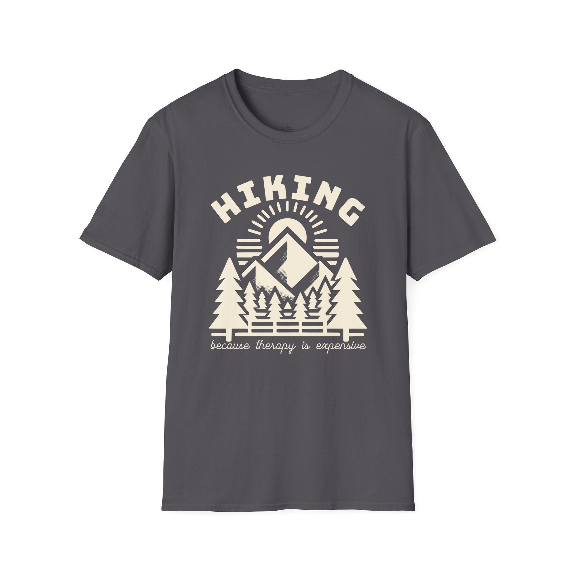 Printify T-Shirt Hiking Therapy T-Shirt