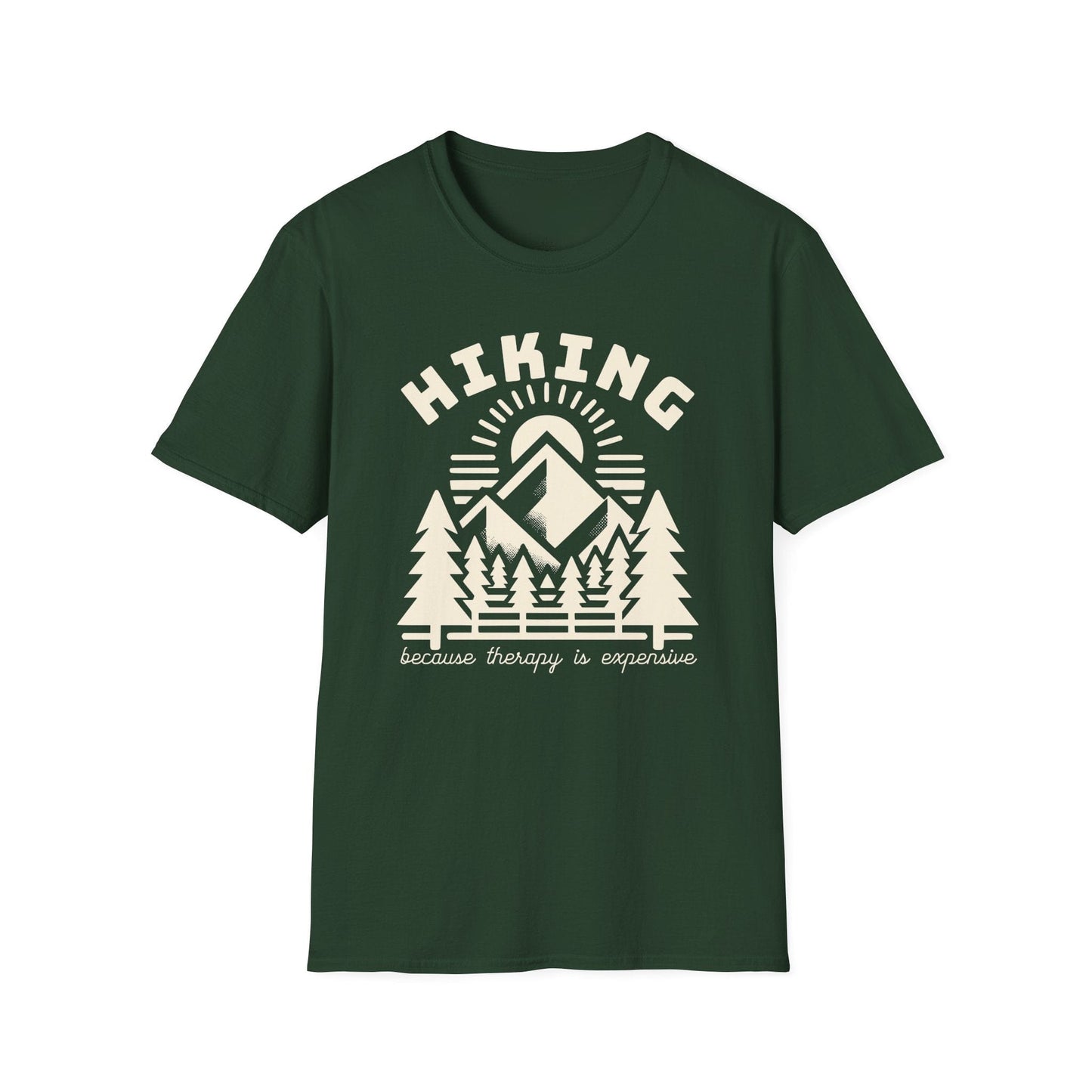 Printify T-Shirt Hiking Therapy T-Shirt