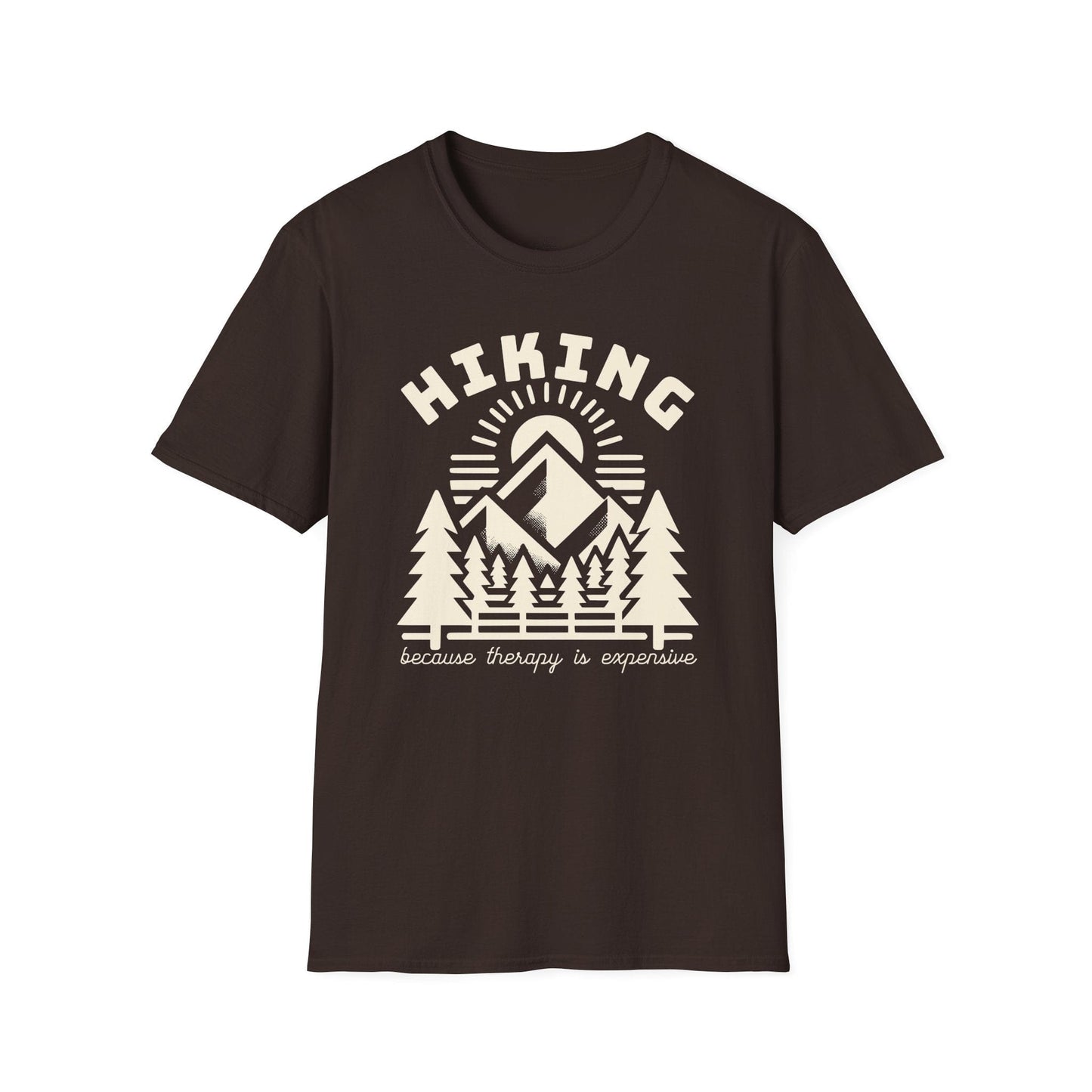 Printify T-Shirt Hiking Therapy T-Shirt
