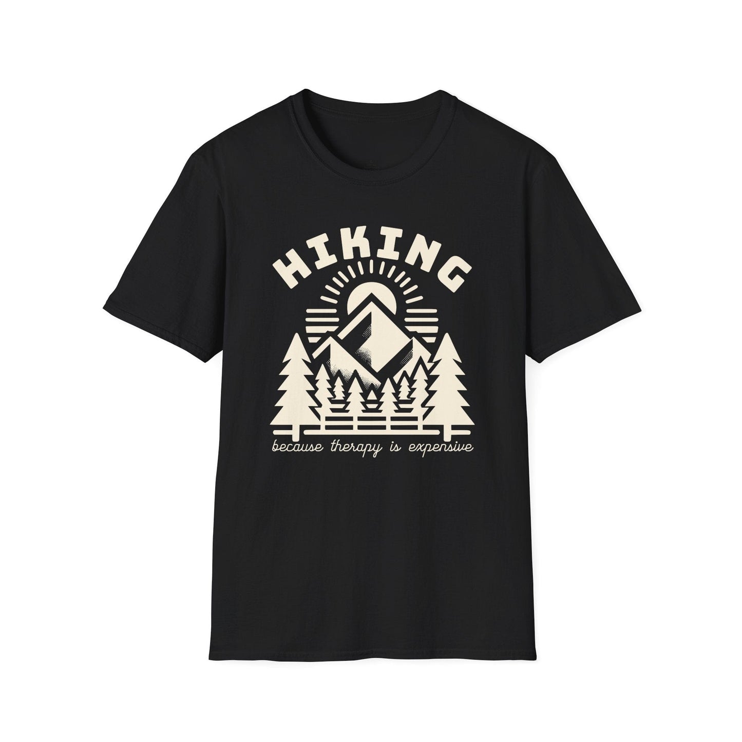 Printify T-Shirt Hiking Therapy T-Shirt