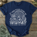 Printify T-Shirt Hissing Cat T-Shirt
