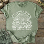 Printify T-Shirt Hissing Cat T-Shirt