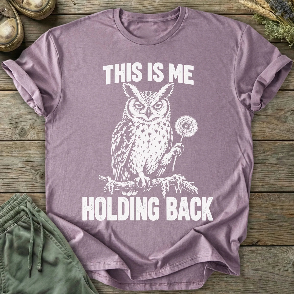 Printify T-Shirt Holding Back T-Shirt