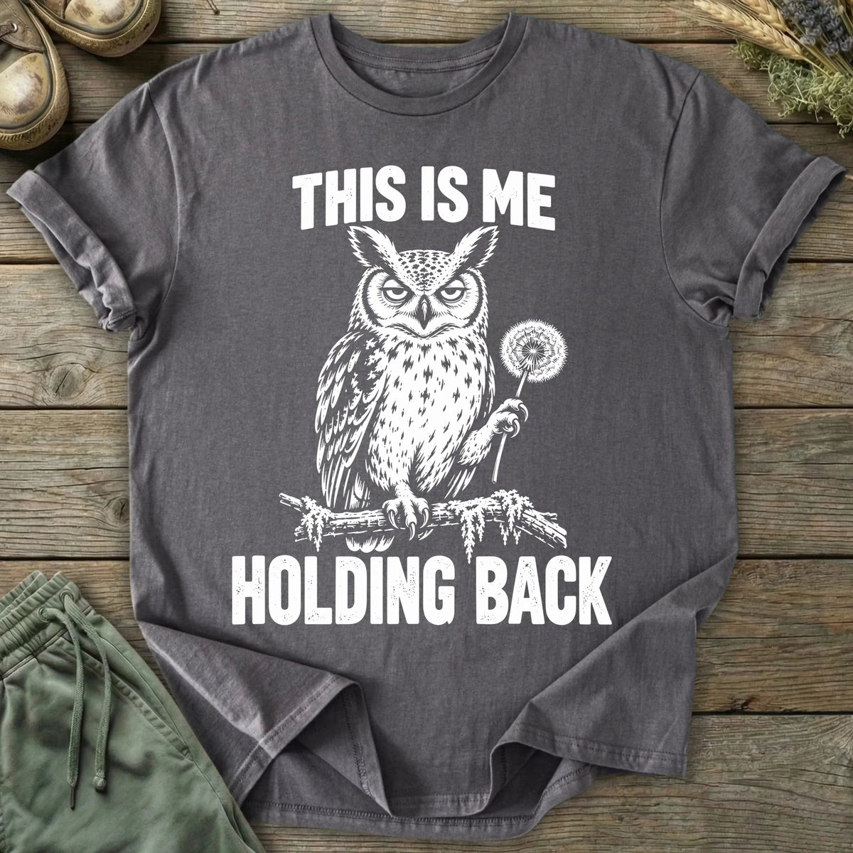 Printify T-Shirt Holding Back T-Shirt