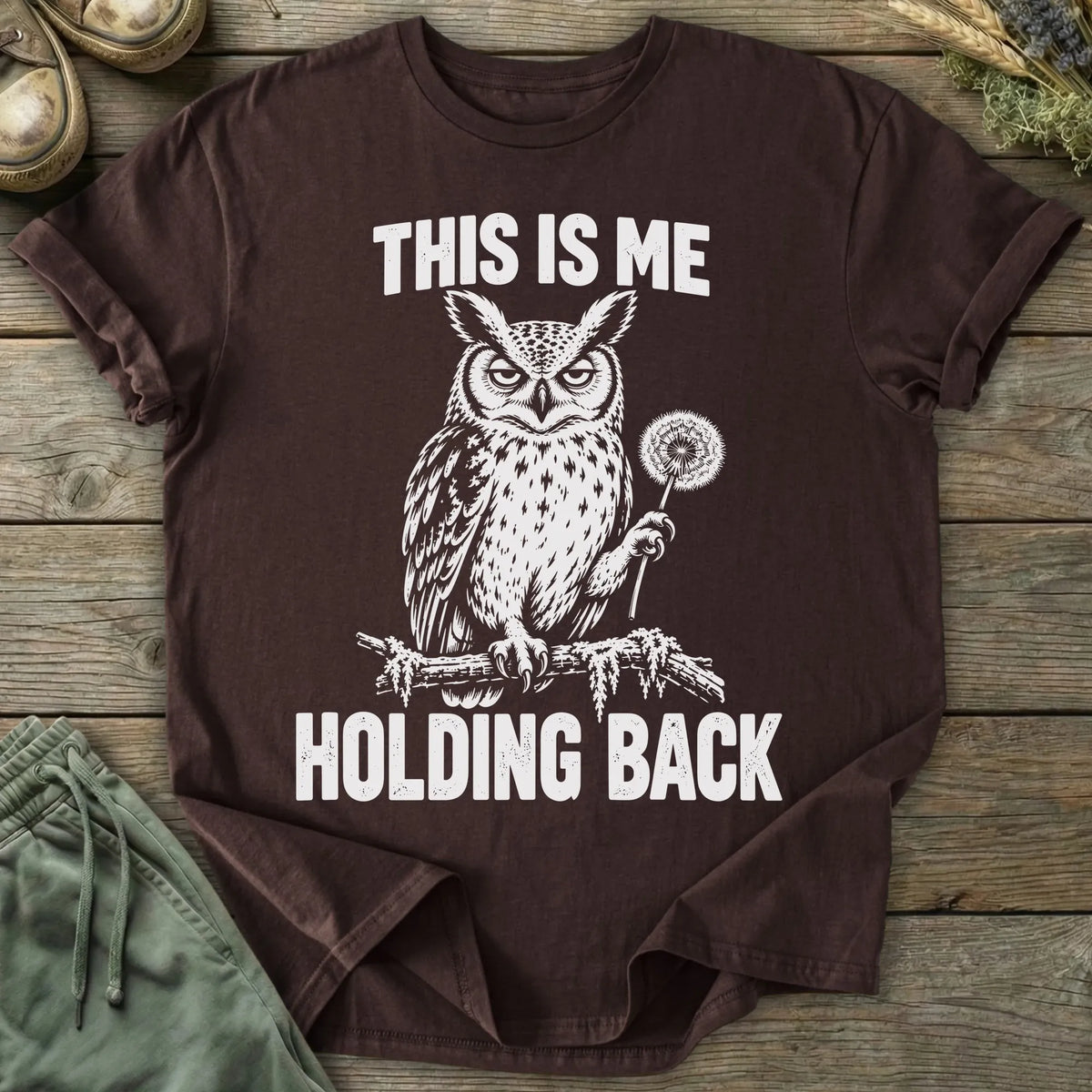 Printify T-Shirt Holding Back T-Shirt