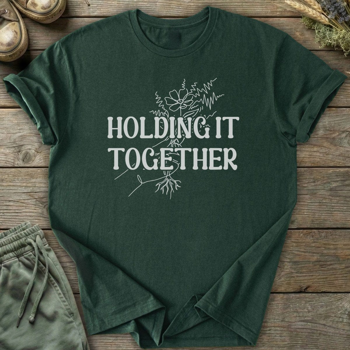Printify T-Shirt Holding It Together T-Shirt
