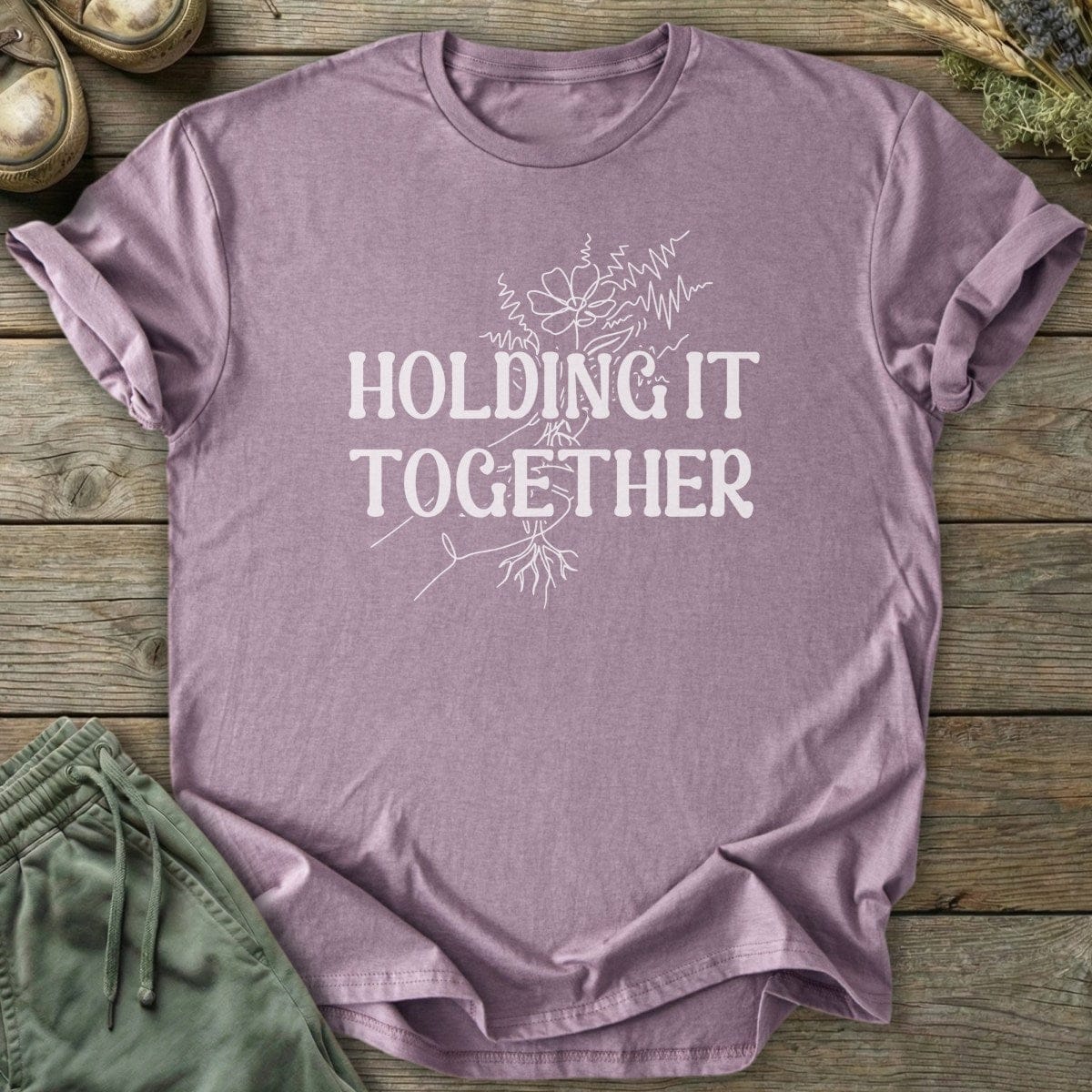 Printify T-Shirt Holding It Together T-Shirt