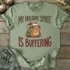 Printify T-Shirt Holiday Spirit Buffering T-Shirt
