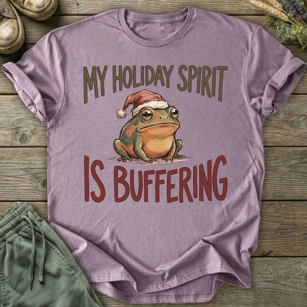 Printify T-Shirt Holiday Spirit Buffering T-Shirt