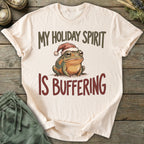 Printify T-Shirt Holiday Spirit Buffering T-Shirt