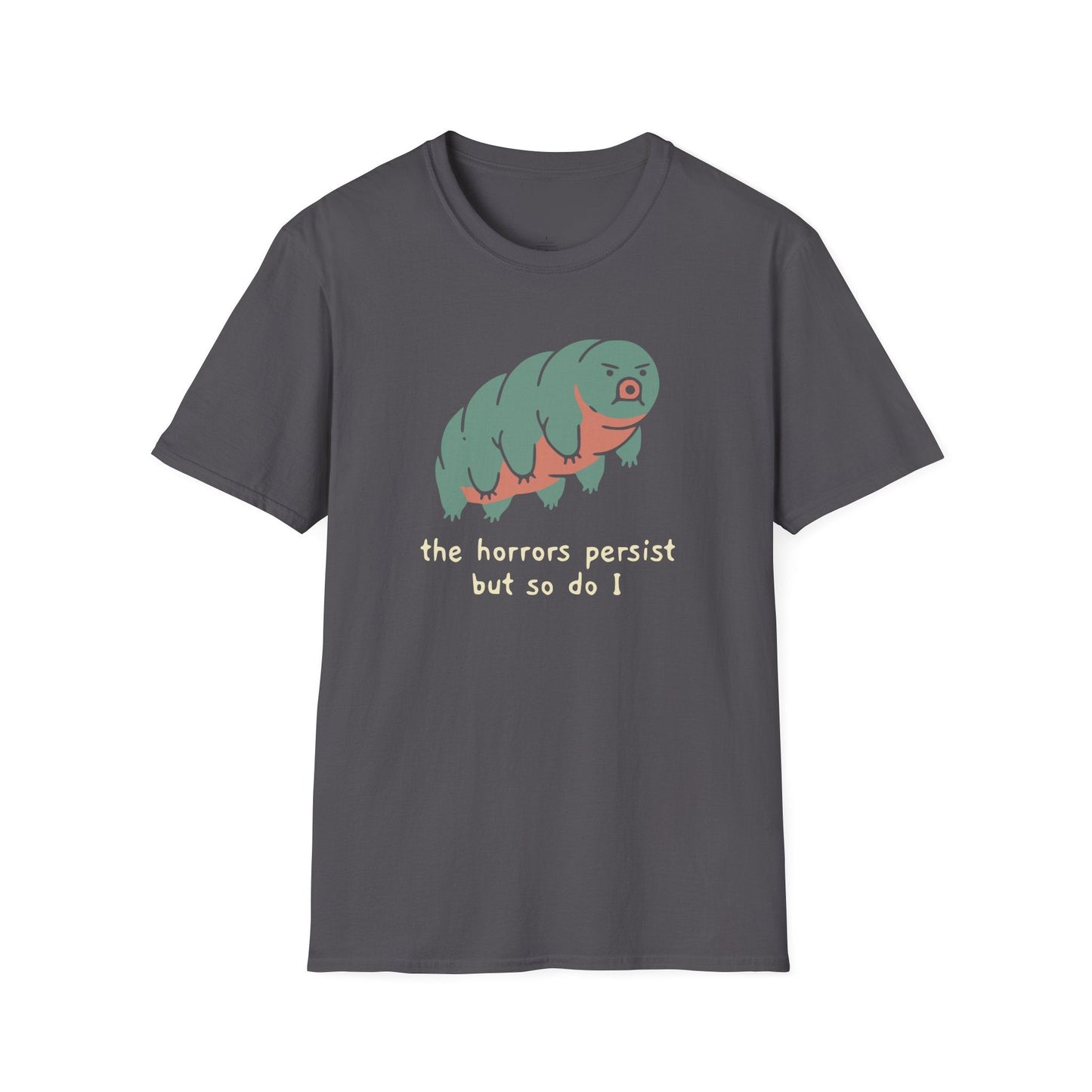 Printify T-Shirt Horrors Persist T-Shirt