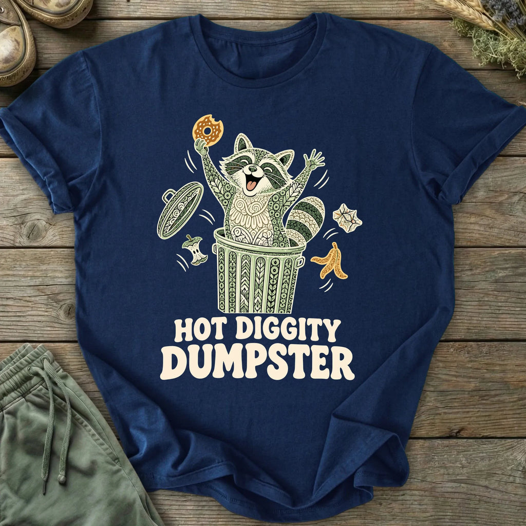 Printify T-Shirt Hot Diggity Dumpster T-Shirt