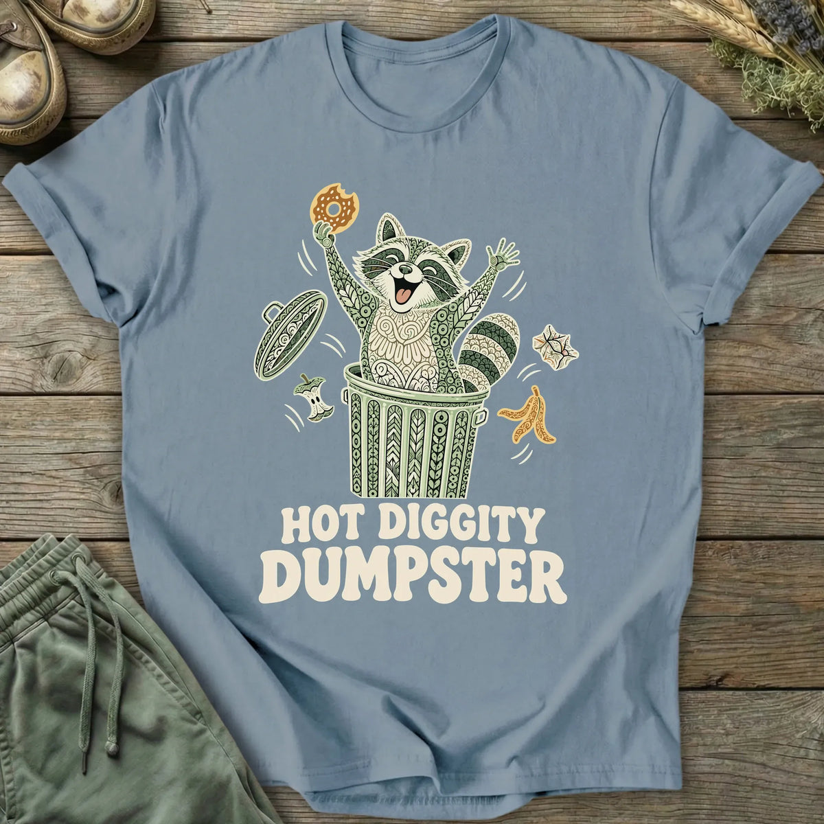 Printify T-Shirt Hot Diggity Dumpster T-Shirt