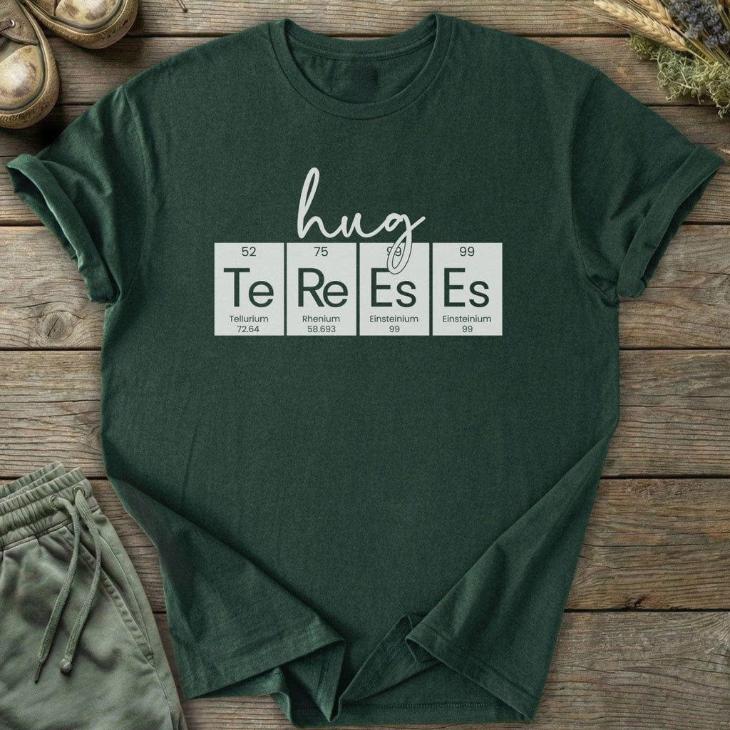 Printify T-Shirt Hug Trees Periodic Table T-Shirt