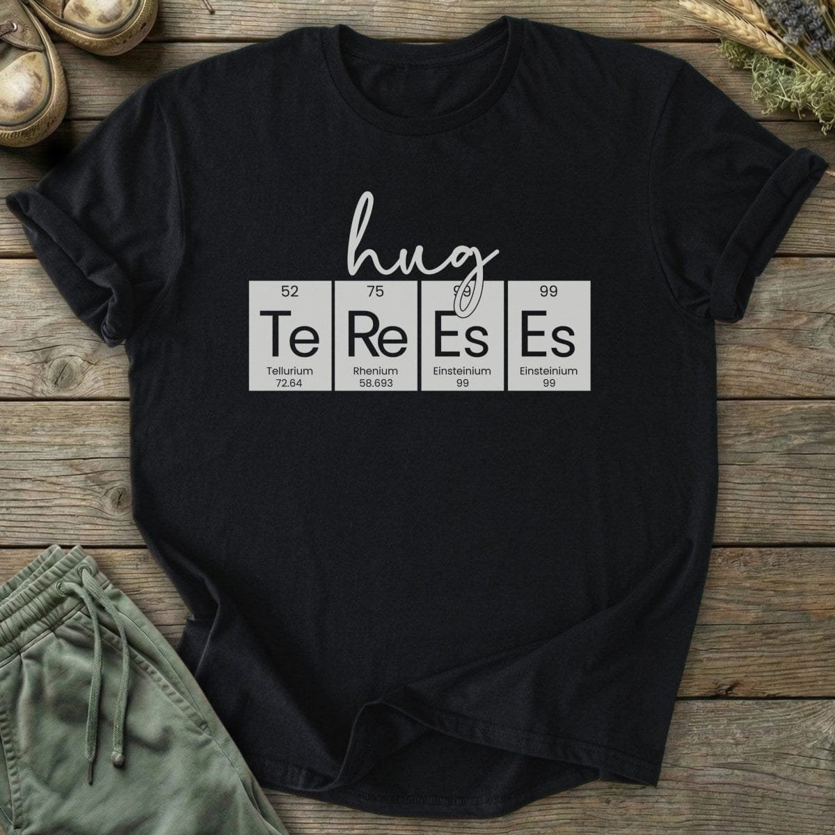 Printify T-Shirt Hug Trees Periodic Table T-Shirt