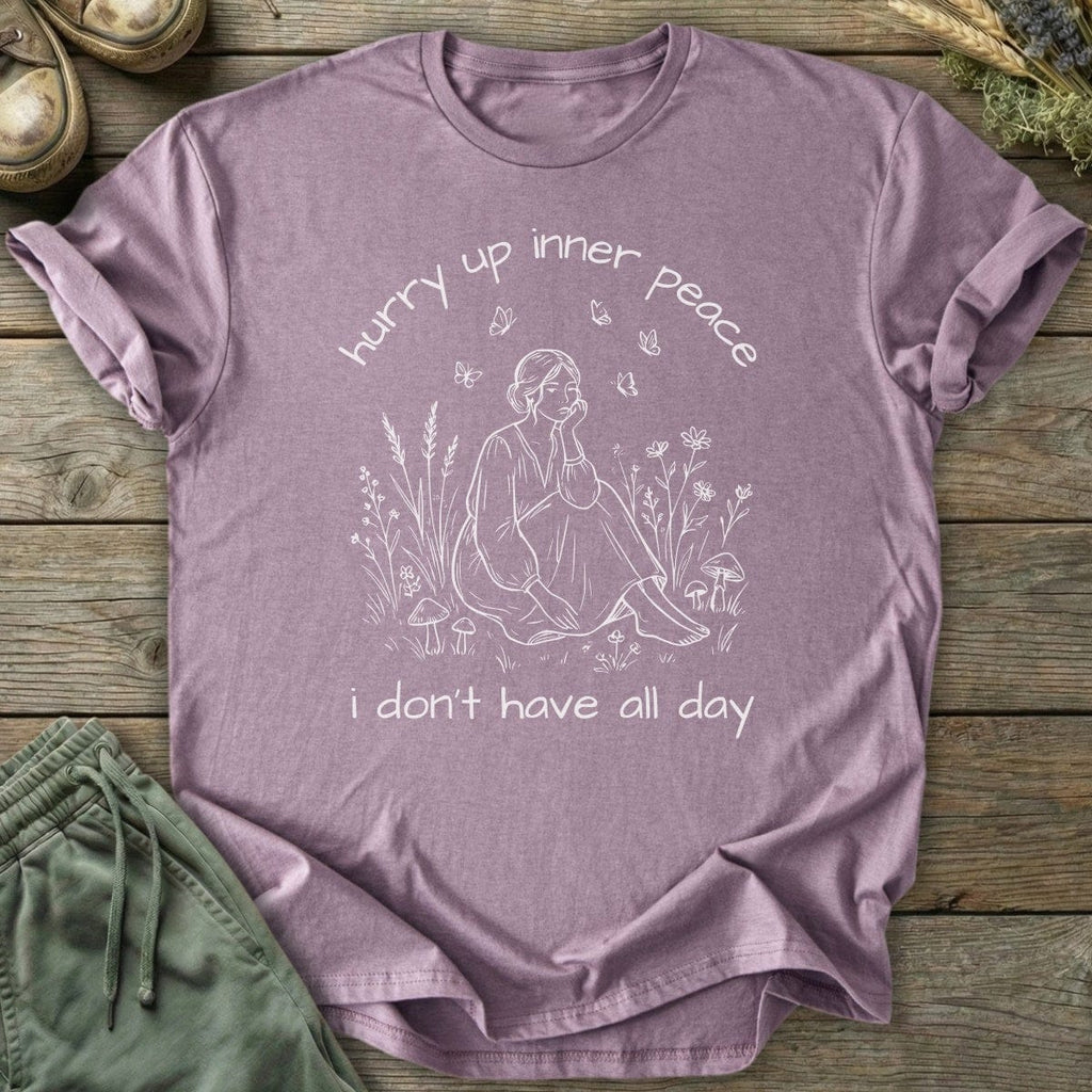 Printify T-Shirt Hurry Up Peace T-Shirt