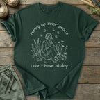 Printify T-Shirt Hurry Up Peace T-Shirt