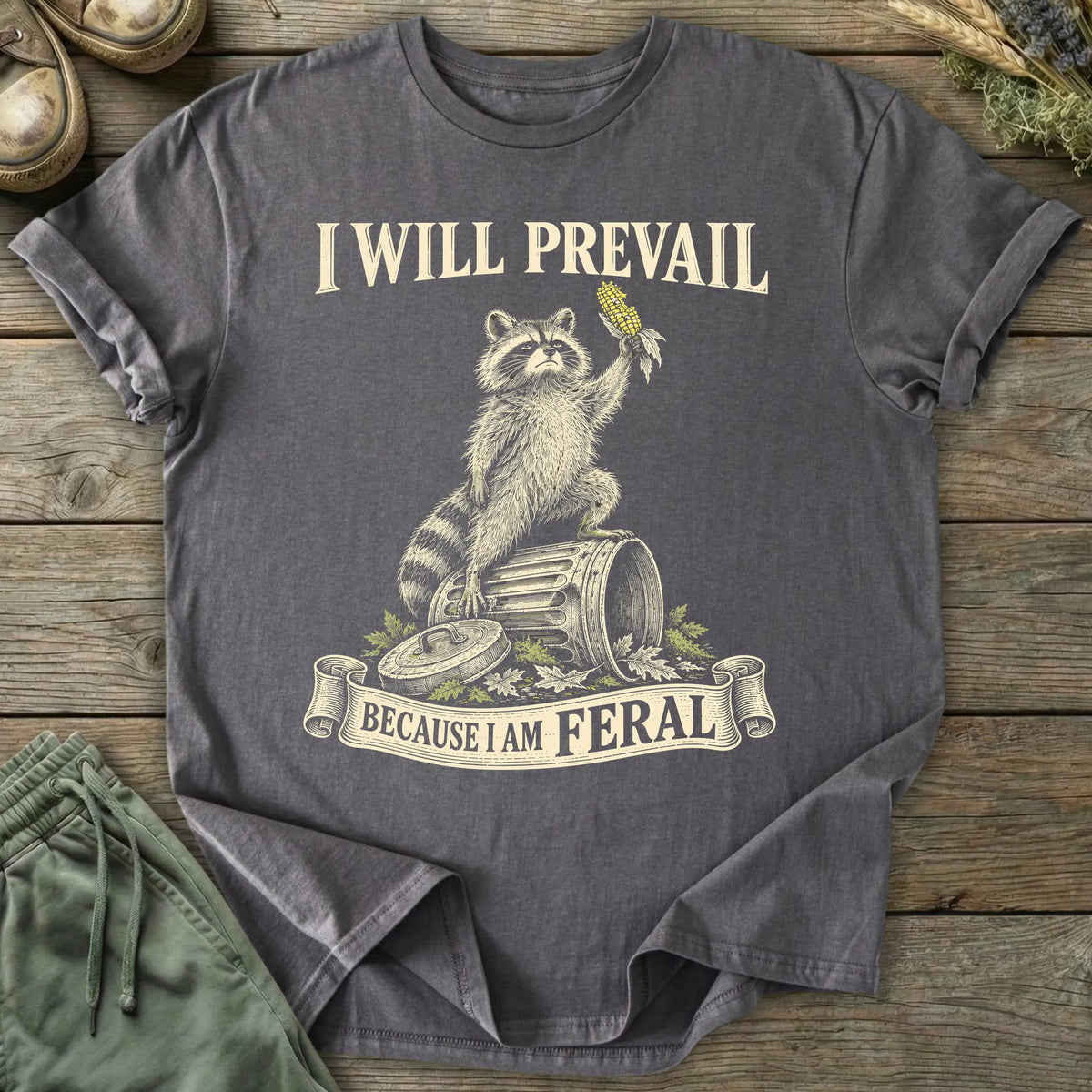 Printify T-Shirt I Am Feral T-Shirt