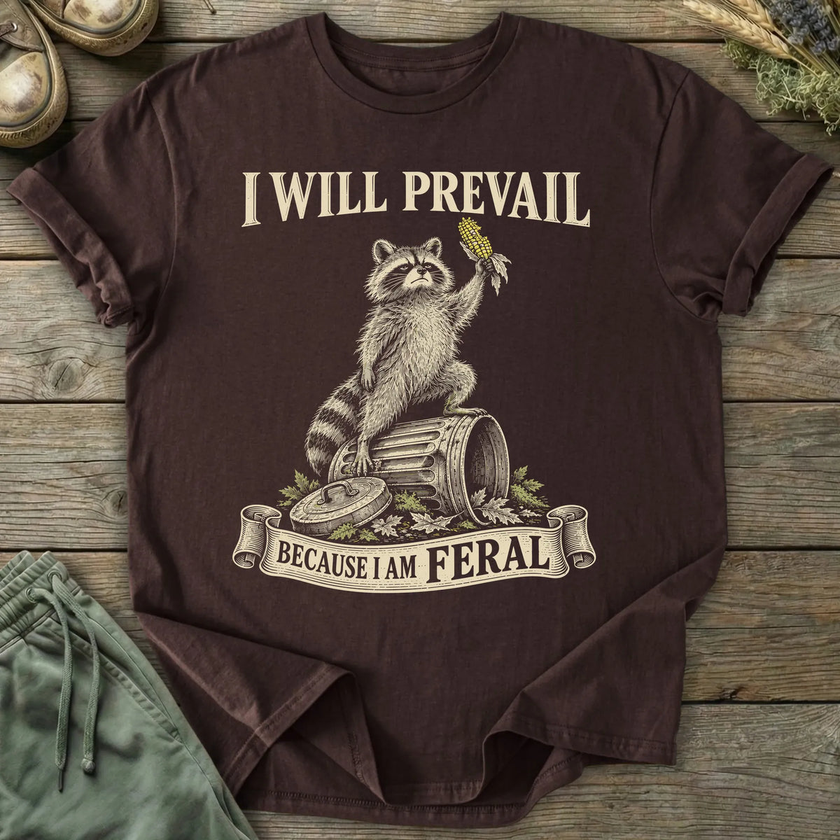 Printify T-Shirt I Am Feral T-Shirt