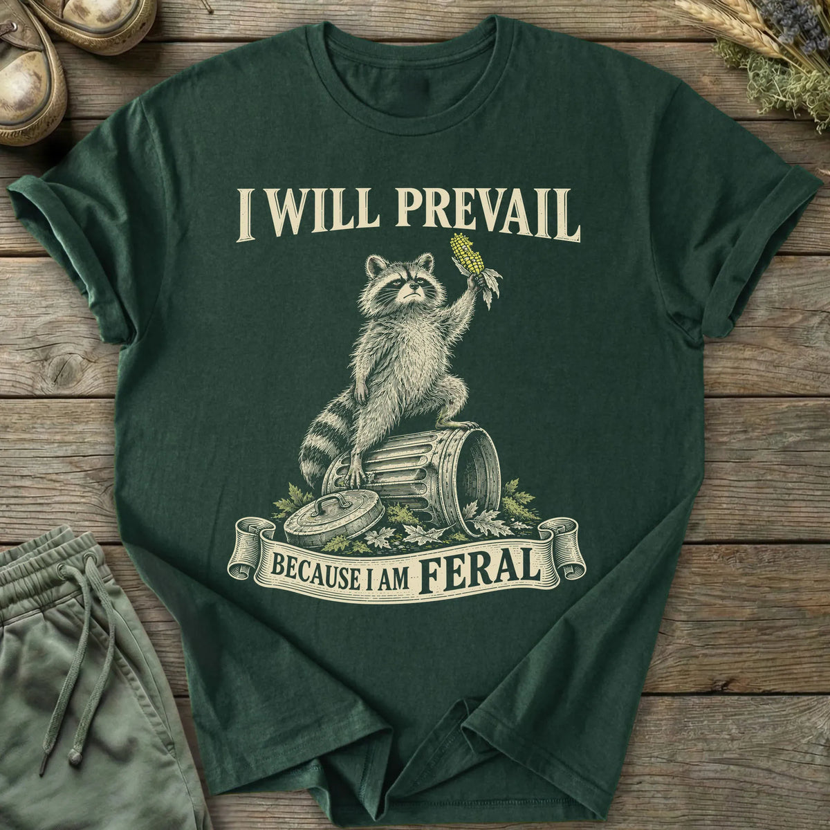 Printify T-Shirt I Am Feral T-Shirt