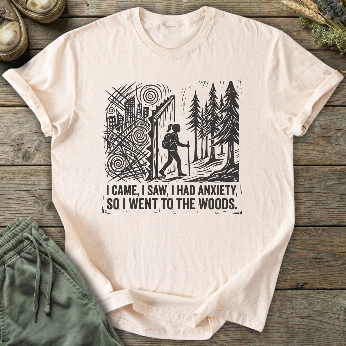 Printify T-Shirt I Came I Saw T-Shirt
