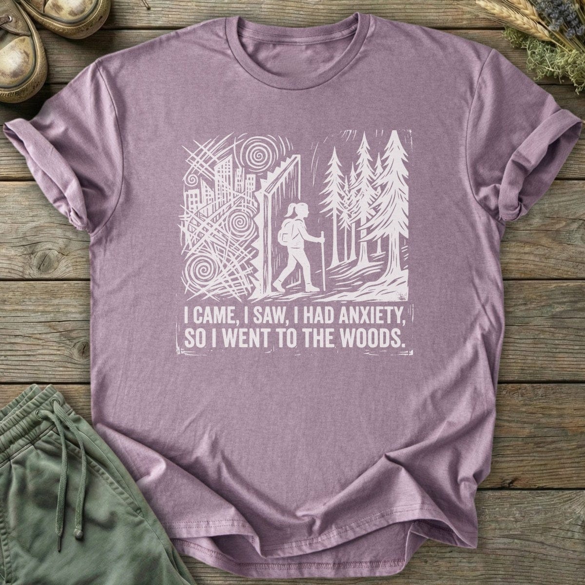 Printify T-Shirt I Came I Saw T-Shirt