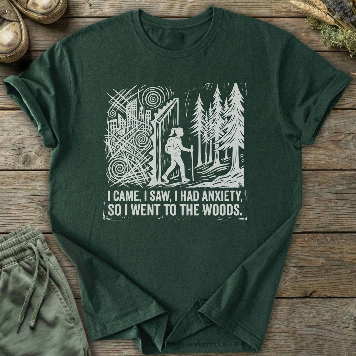 Printify T-Shirt I Came I Saw T-Shirt