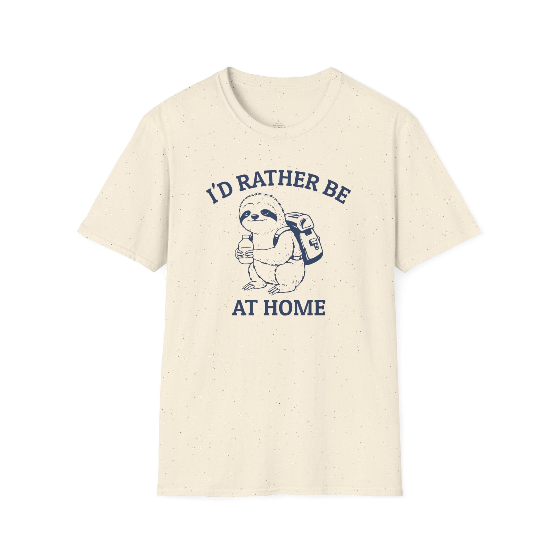 Printify T-Shirt I'd Rather Be At Home T-Shirt