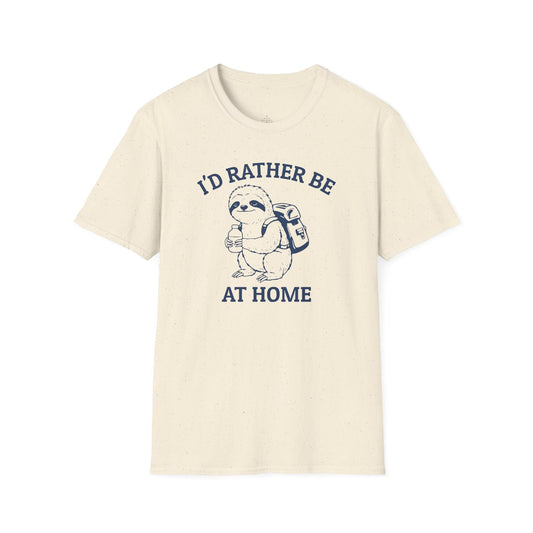 Printify T-Shirt I'd Rather Be At Home T-Shirt