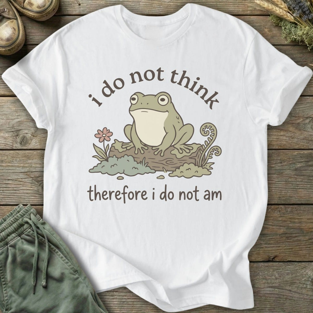 Printify T-Shirt I Do Not Am Frog T-Shirt