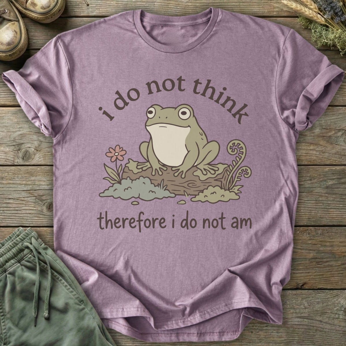 Printify T-Shirt I Do Not Am Frog T-Shirt