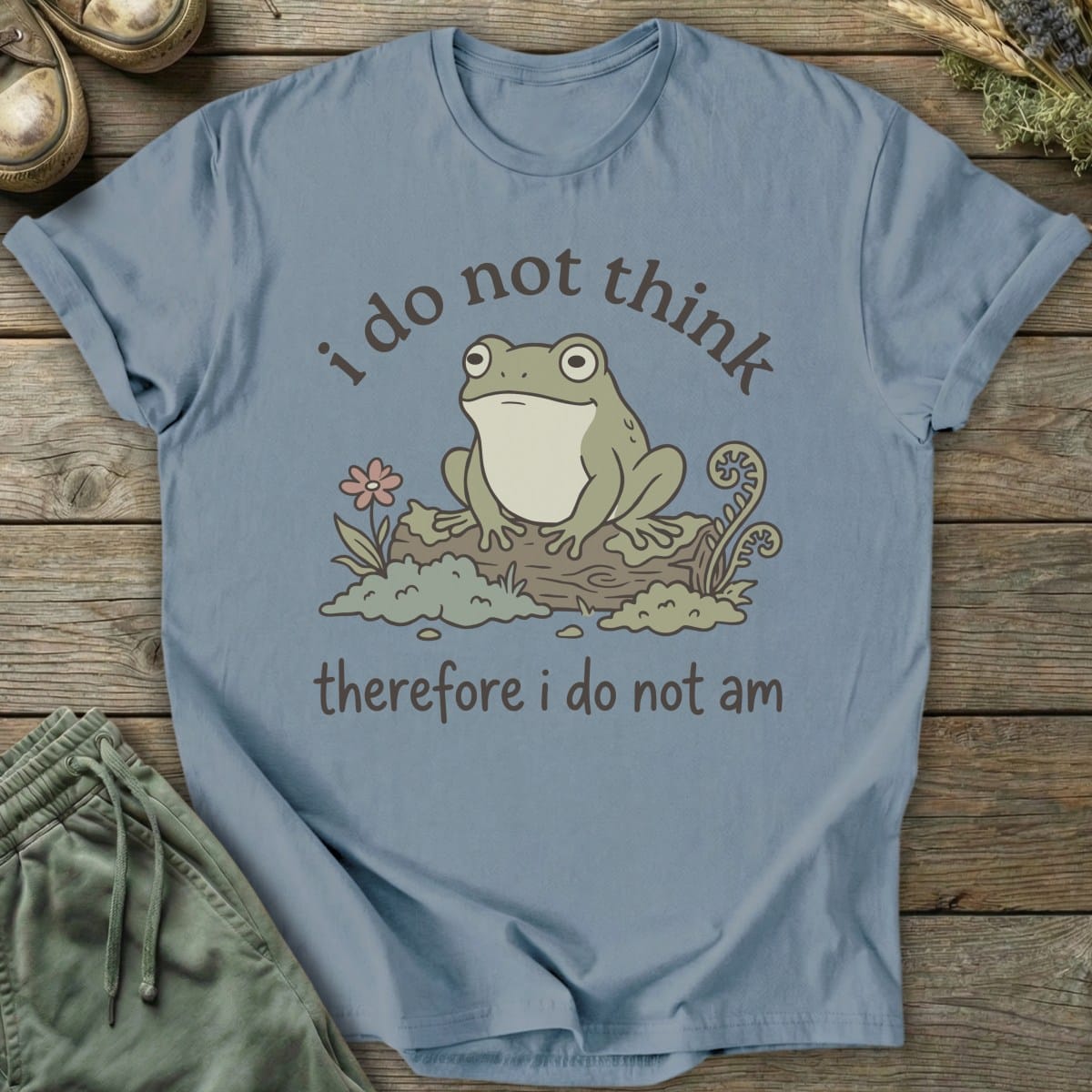 Printify T-Shirt I Do Not Am Frog T-Shirt