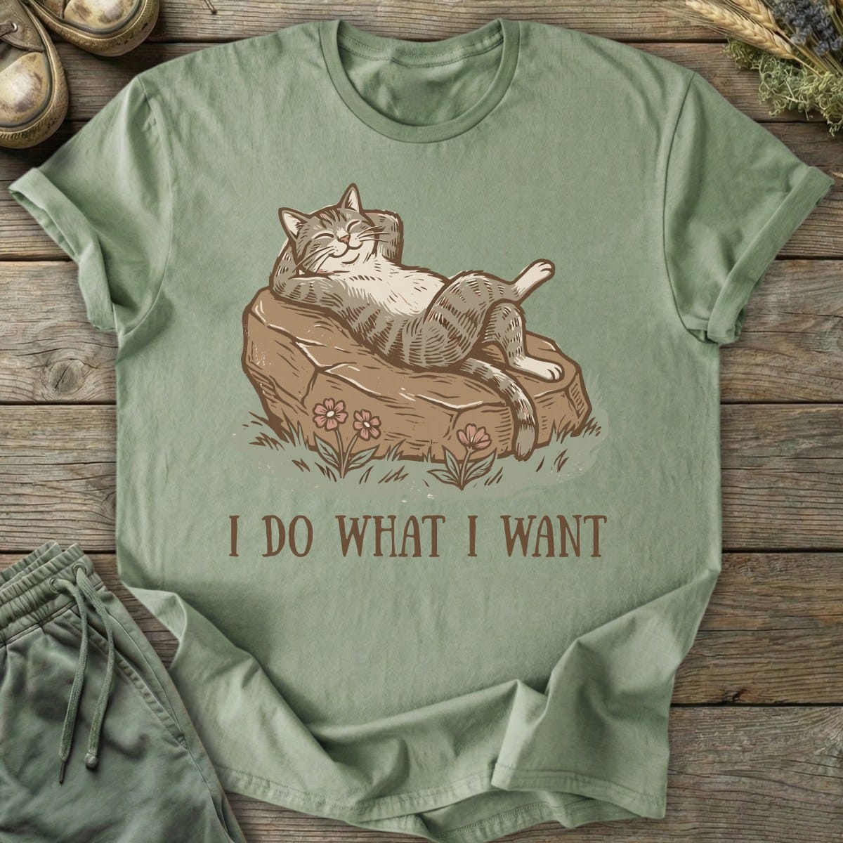 Printify T-Shirt I Do What I Want T-Shirt