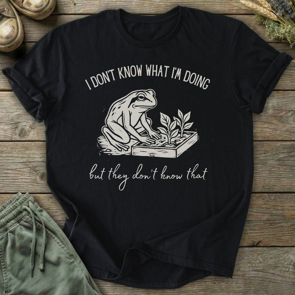Printify T-Shirt I Don't Know Frog T-Shirt