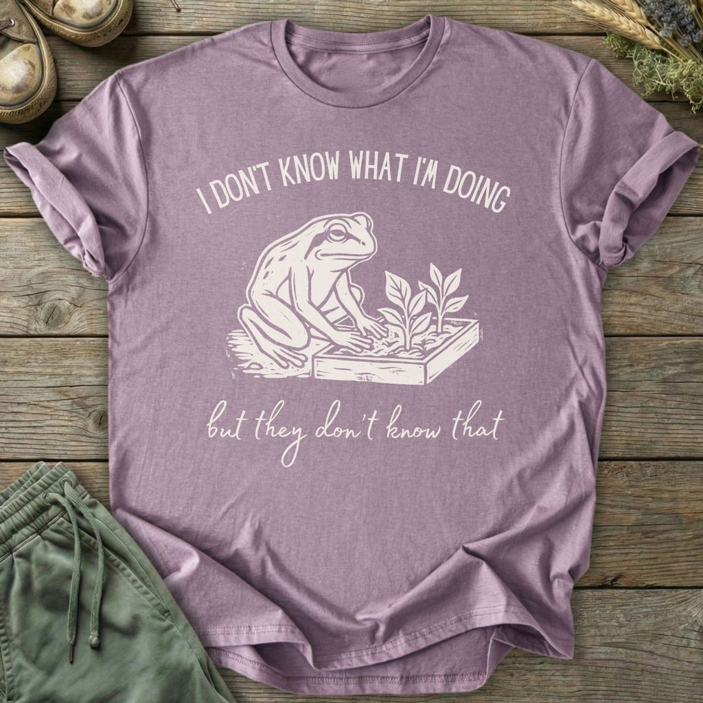Printify T-Shirt I Don't Know Frog T-Shirt