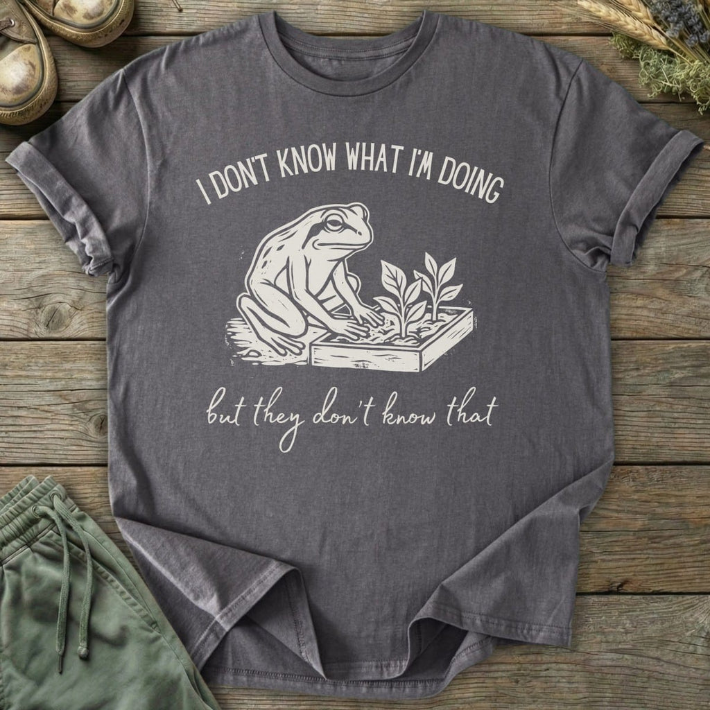 Printify T-Shirt I Don't Know Frog T-Shirt