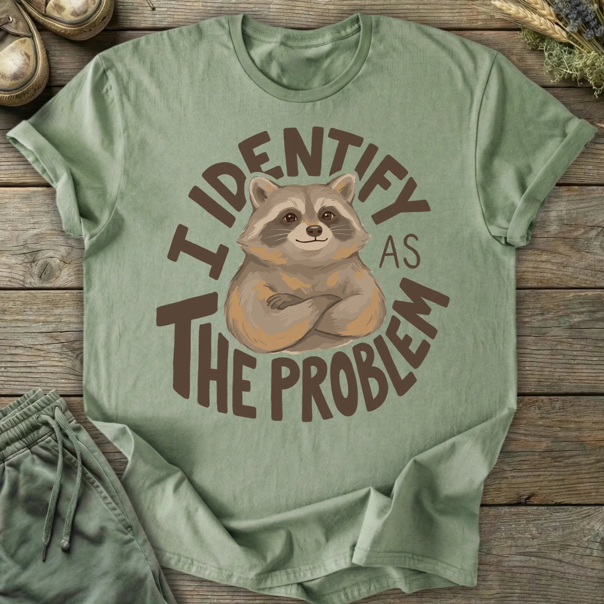 Printify T-Shirt I Identify As The Problem T-Shirt