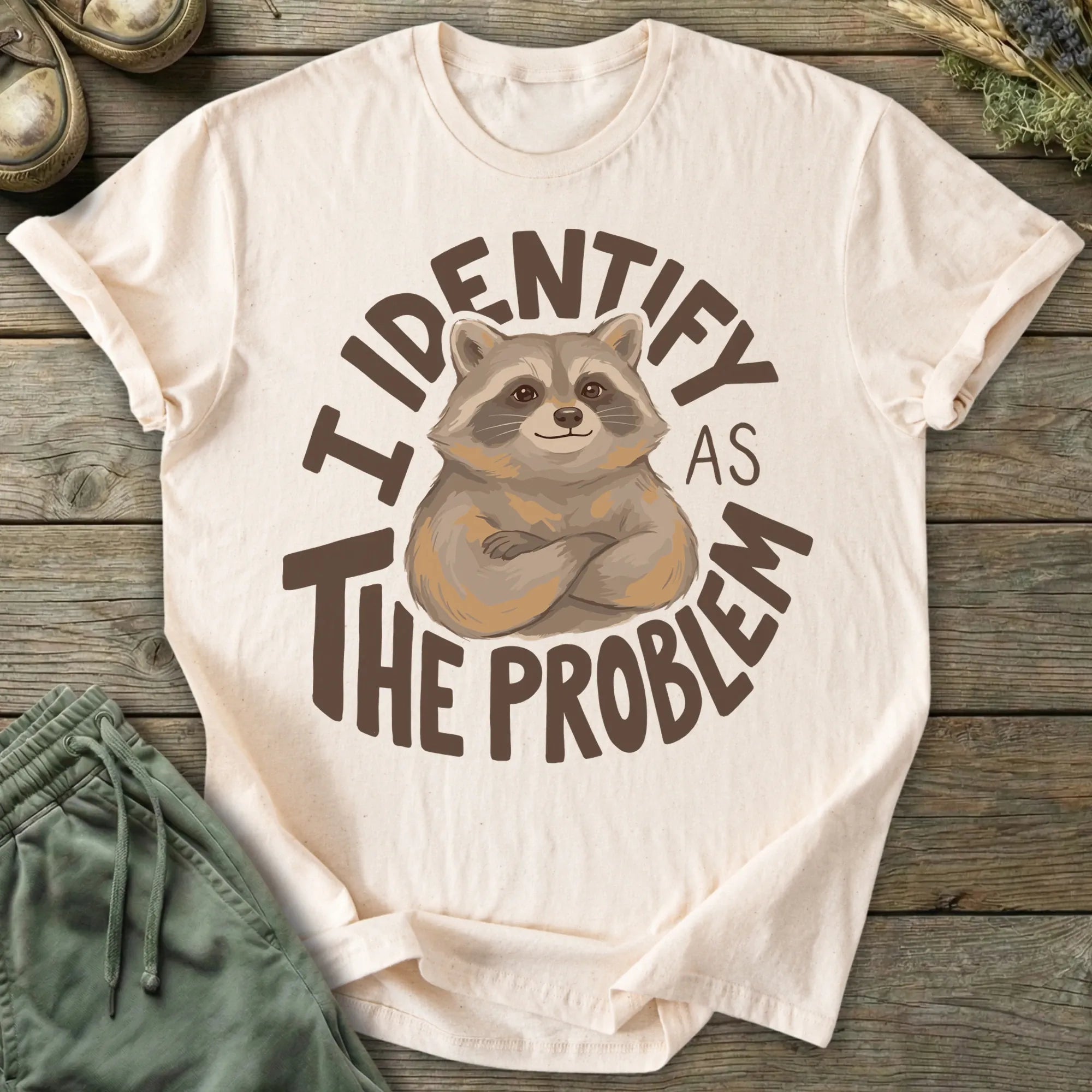 Printify T-Shirt I Identify As The Problem T-Shirt