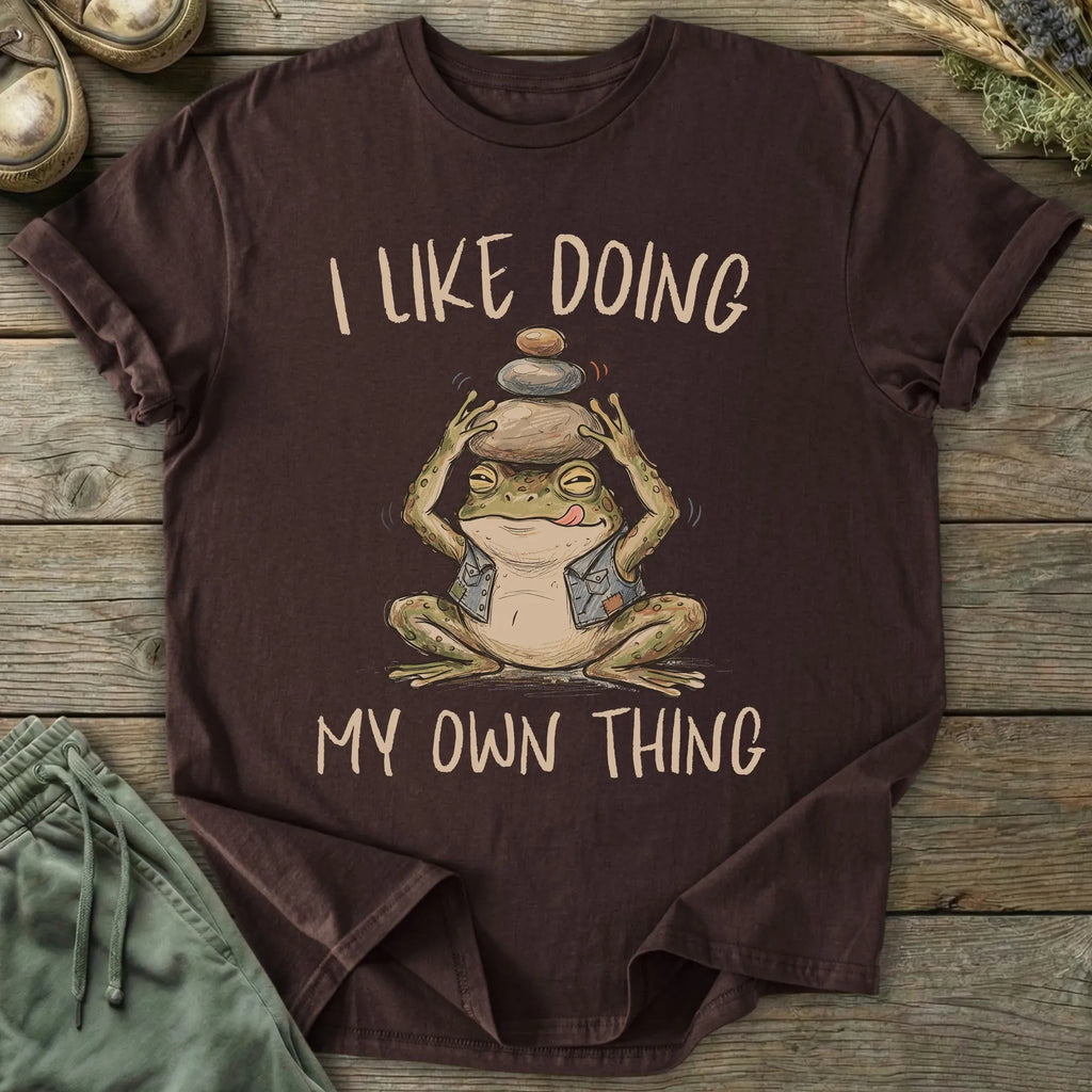 Printify T-Shirt I Like Doing My Own Thing T-Shirt