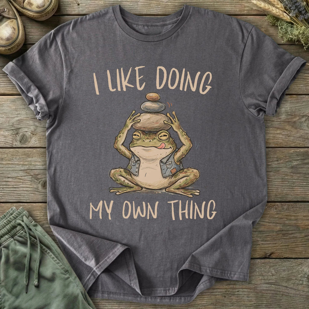 Printify T-Shirt I Like Doing My Own Thing T-Shirt
