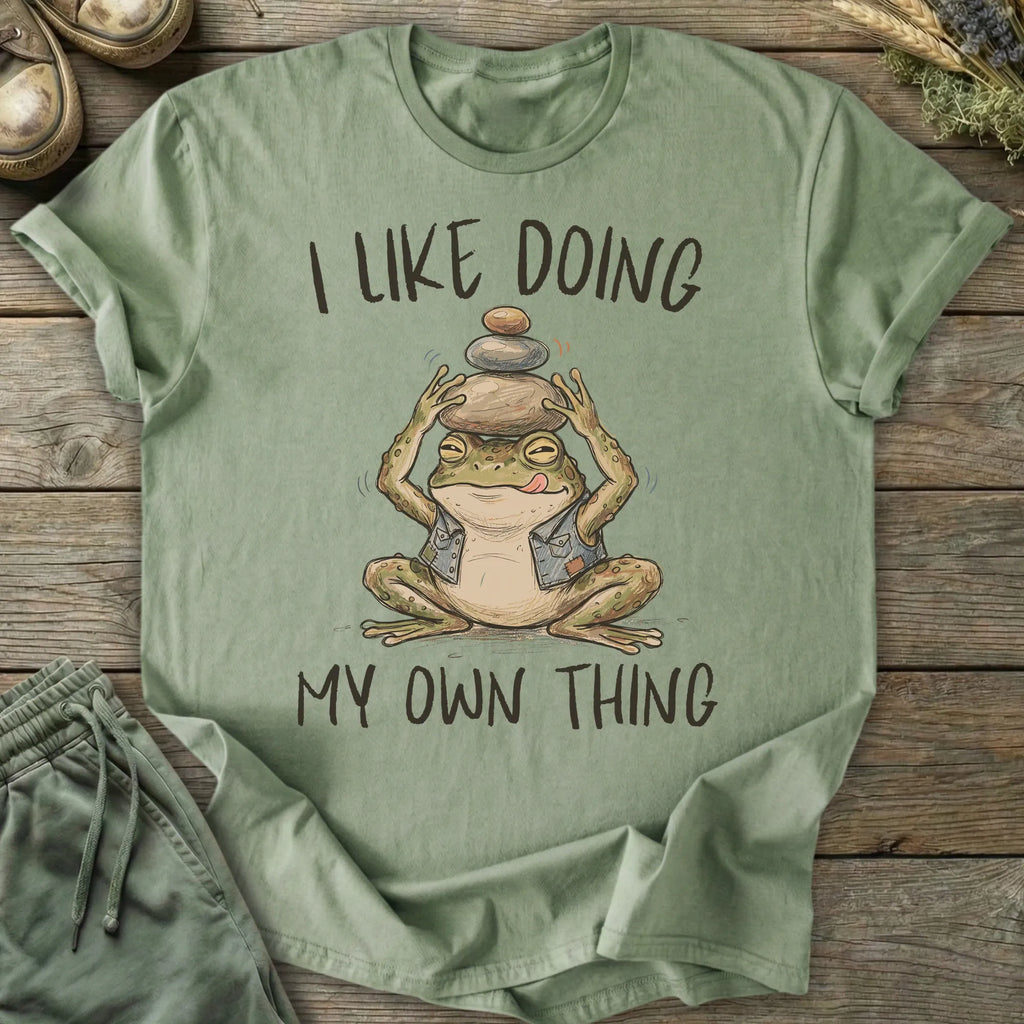Printify T-Shirt I Like Doing My Own Thing T-Shirt