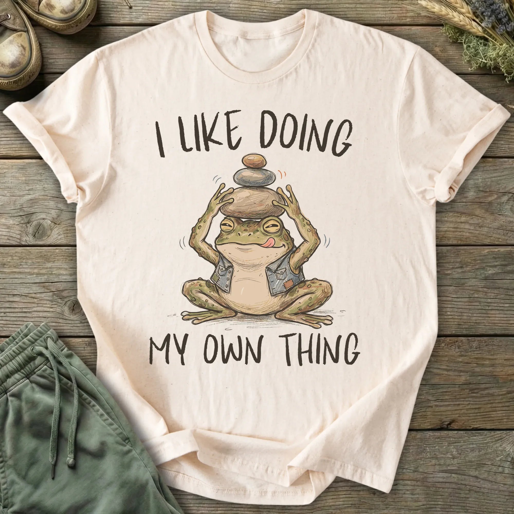 Printify T-Shirt I Like Doing My Own Thing T-Shirt