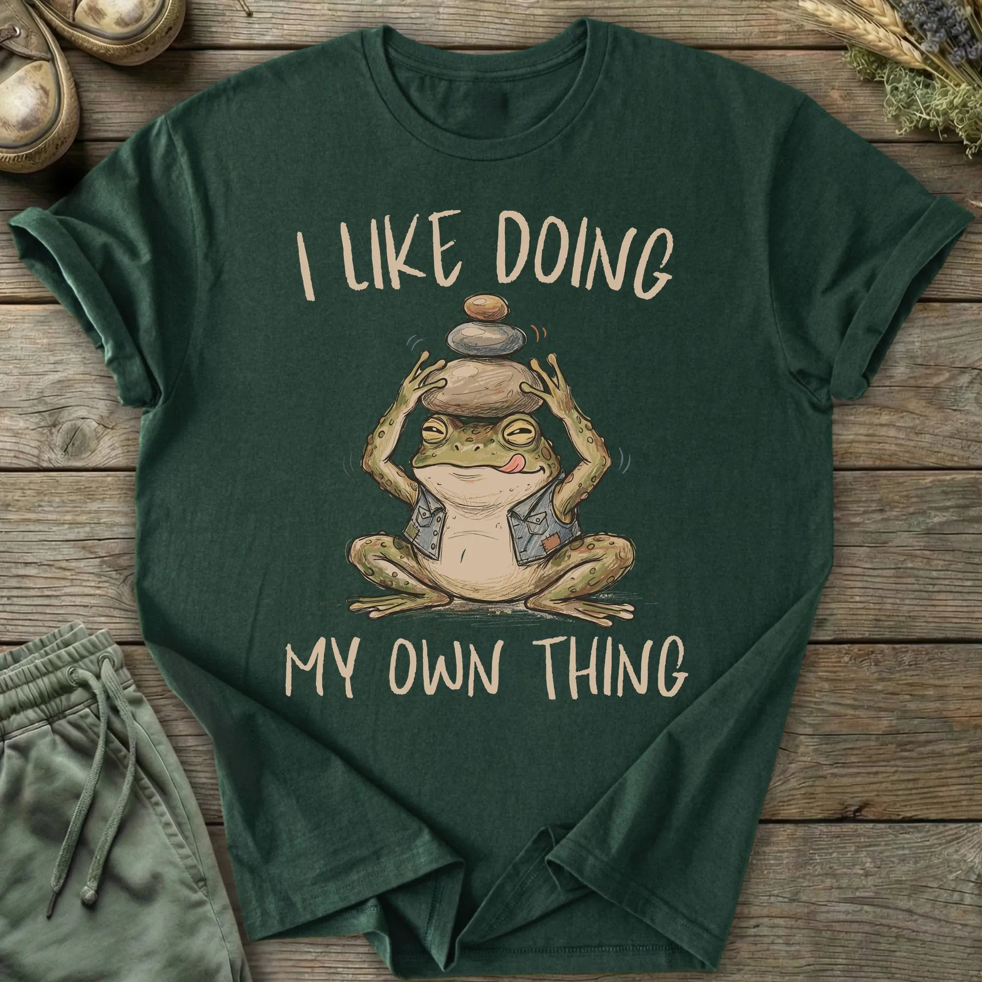 Printify T-Shirt I Like Doing My Own Thing T-Shirt