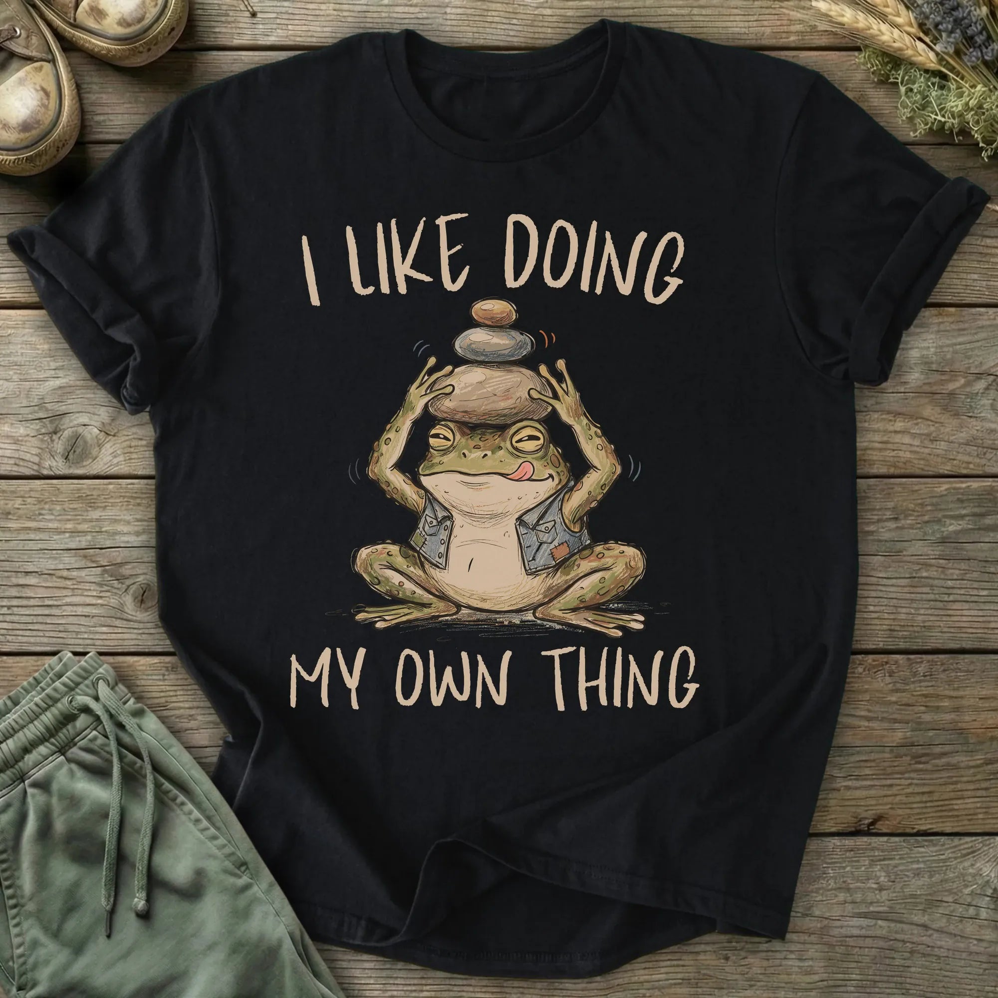 Printify T-Shirt I Like Doing My Own Thing T-Shirt