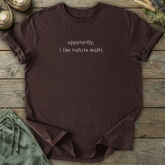 Printify T-Shirt I Like Nature Walks T-Shirt