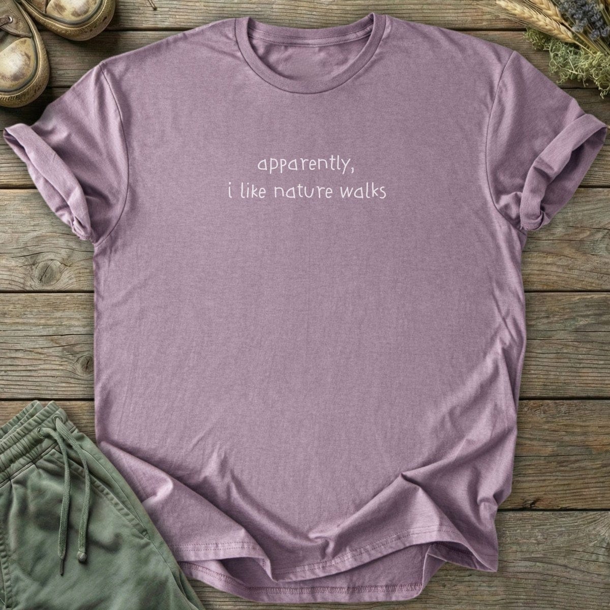 Printify T-Shirt I Like Nature Walks T-Shirt